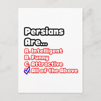 Persian Pride Quiz Postkarte