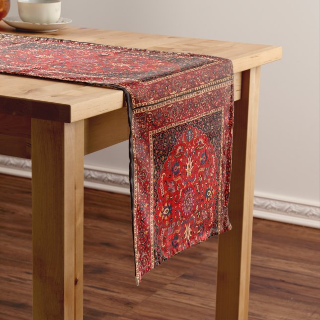 Persian Rug Table Runner Kurzer Tischläufer (Beispiel)