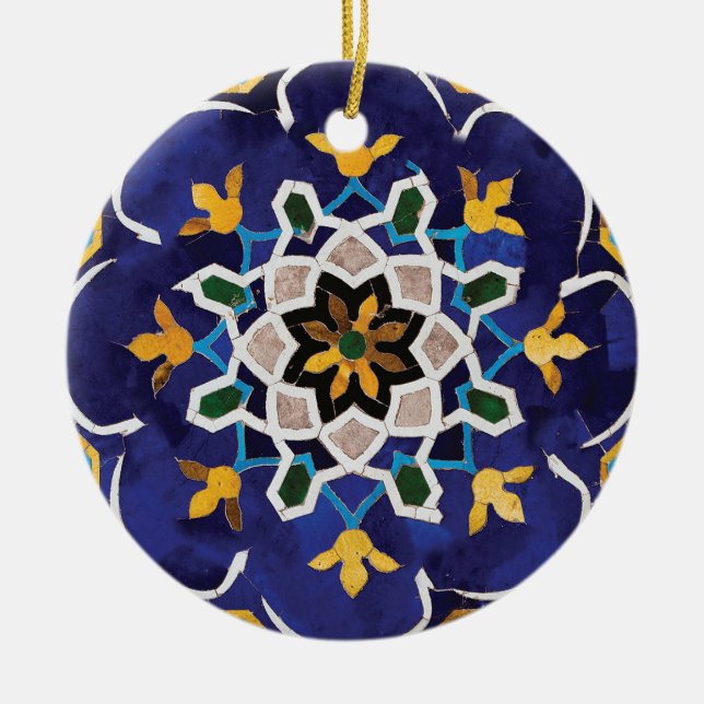 Persian Tile Keramik Ornament (Vorne)