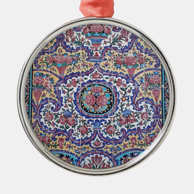 Persian Tiles Ornament Aus Metall (Vorne)