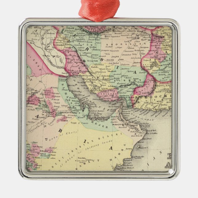 Persien Arabien Ornament Aus Metall (Vorne)