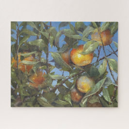 Persimmon Obstbaum Schönes Original Kunstwerk