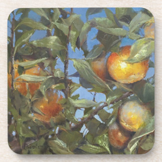 Persimmon Obstbaum Schönes Original Kunstwerk Getränkeuntersetzer
