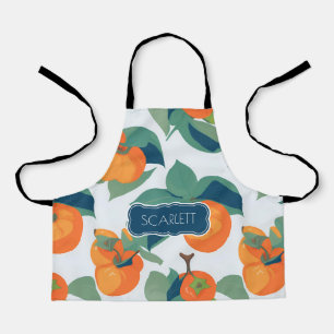 Persimmon Pastel Personalisiertes Muster Schürze