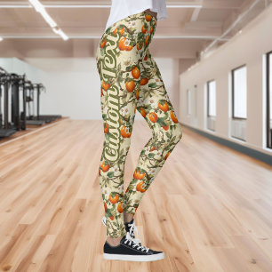 Persimmonmuster Leggings