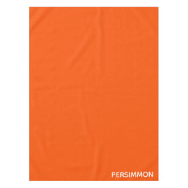 Persimmonroter Farbname Tischdecke