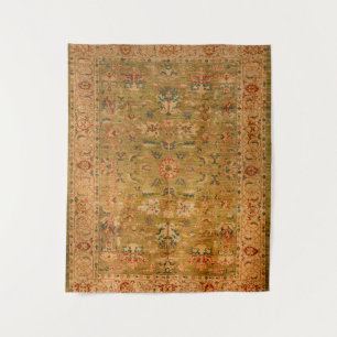 Persisch Mute Green Yellow Blau  Wandteppich