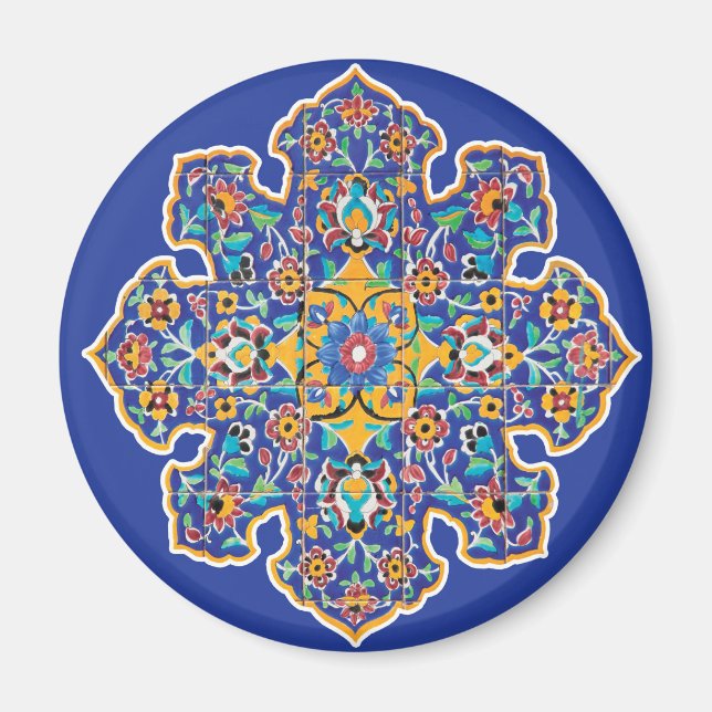 Persisch Türkis Magnet (Vorne)