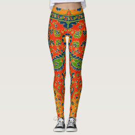 Persische Blumendrucke dekorativ Leggings