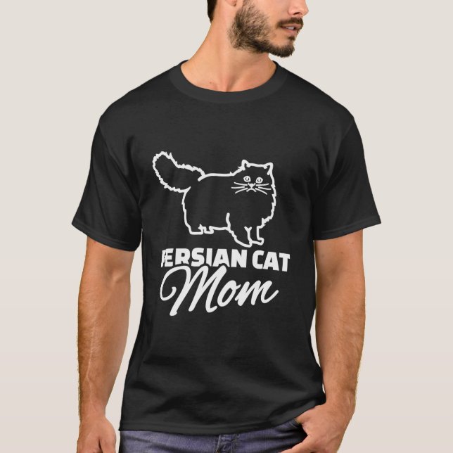 Persische Cat-Mama T-Shirt (Vorderseite)