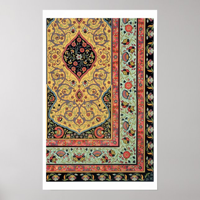 Persische Dekoration, Platte XXV aus "Polychrome O Poster (Vorne)