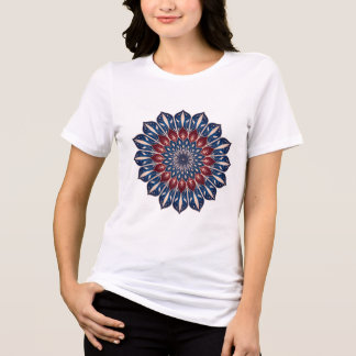 Persische Emaillekunst (Minakari) T-Shirt Tri-Blend Shirt