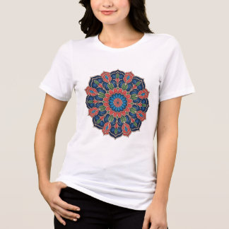 Persische Emaillekunst (Minakari) T-Shirt Tri-Blend Shirt