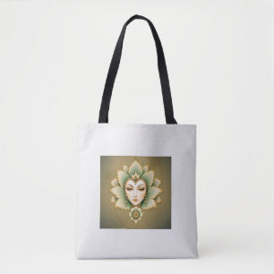 Persische Emerald-Dame-Tasche   Eleganter floraler Tasche