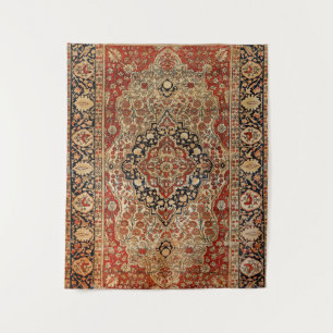 Persische Kashan-Burnt-Gelb  Wandteppich