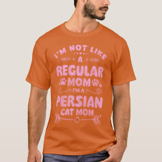 Persische Katze Katzenkatze Vater Fur Katzenfächer T-Shirt
