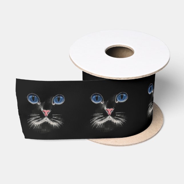 Persische Katze mit blauen Augen Satinband (Spule)