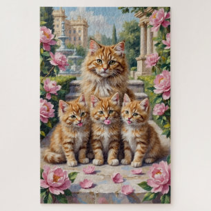 Persische Katze Pfingstrosenpalast Kunst