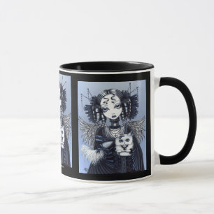 Persische Katzen-Engels-Tasse Elizabeth u. Vega Tasse