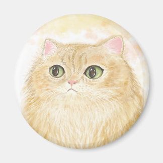 Persische Katzen-Illustrationsmagnete Magnet