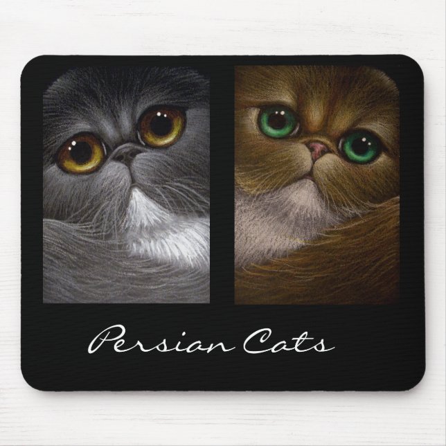 PERSISCHE KATZEN Mousepad (Vorne)
