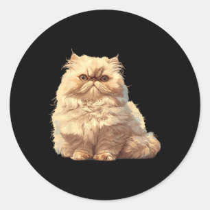 Persische Katzen Persische Katze Runder Aufkleber