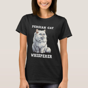 Persische Katzenflüsterer Lustiger Besitzer einer T-Shirt