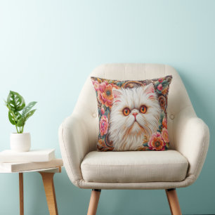 Persische Kitten Blume, floral Delight Perserkatze Kissen