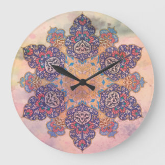 Persische Kunst Große Wanduhr