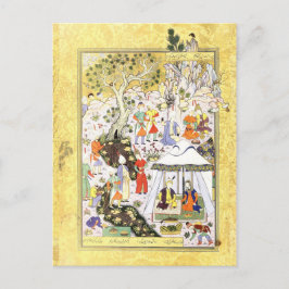 Persische Miniatur: Khusraw Parviz & Shirin Postkarte