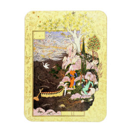 Persische Miniatur: Salaman & Absal Postkarte Magnet