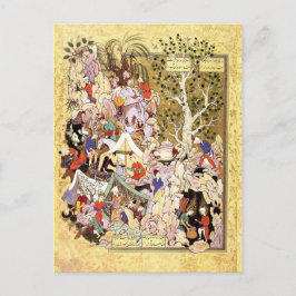 Persische Miniatur: Yusuf wird aus dem Brunnen ger Postkarte