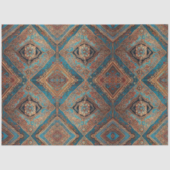 Persische moderne, schöne Sammlung alter Muster Seidenpapier (Vorderseite)