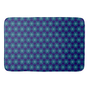 Persische Mosaikfliese mit 3D-Blume-Muster Badematte