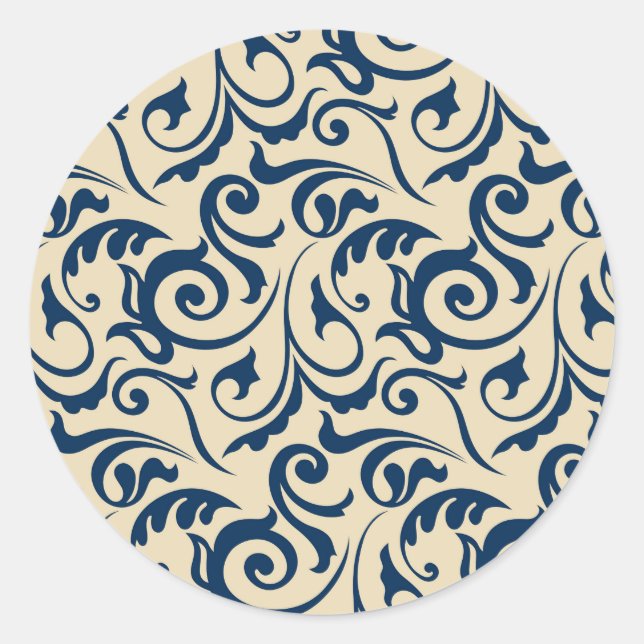 Persische Motive Inspiration 2 Runder Aufkleber (Vorderseite)