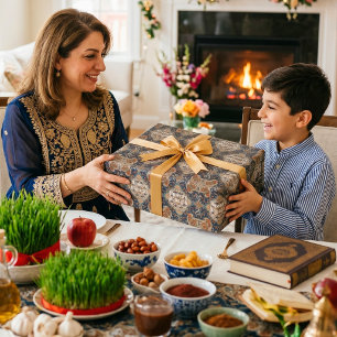 Persische Neujahrsparty-Geschenke für Nowruz-Veran Geschenkpapier