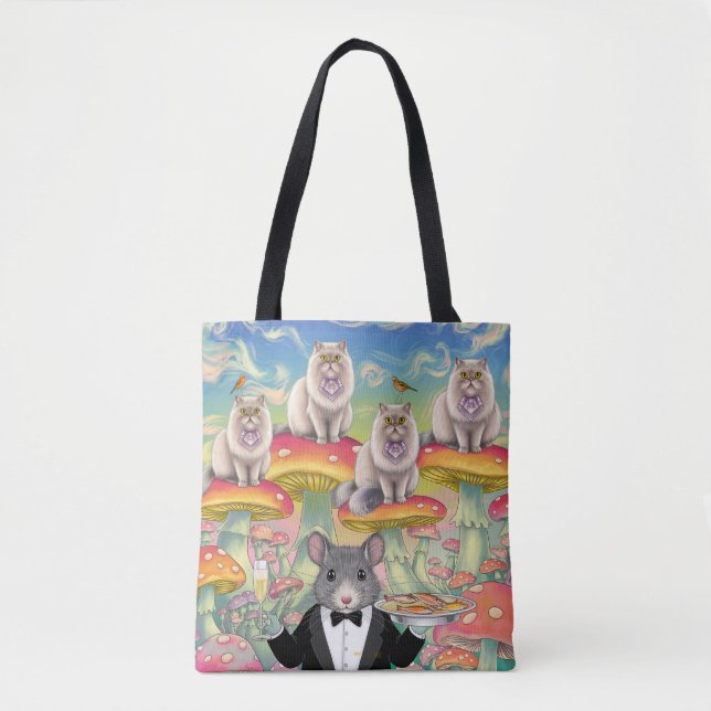 Persische Perspektiven auf Pilzfeldern Tasche (Vorderseite)