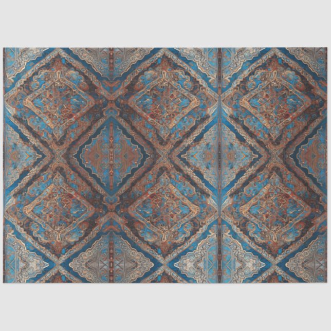 Persische Populäre schöne Sammlung alter Muster Seidenpapier (Vorderseite)