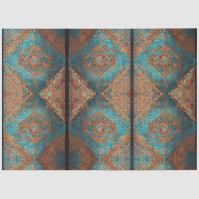 Persische schöne alte Muster Populäre Sammlung Seidenpapier (Vorderseite)