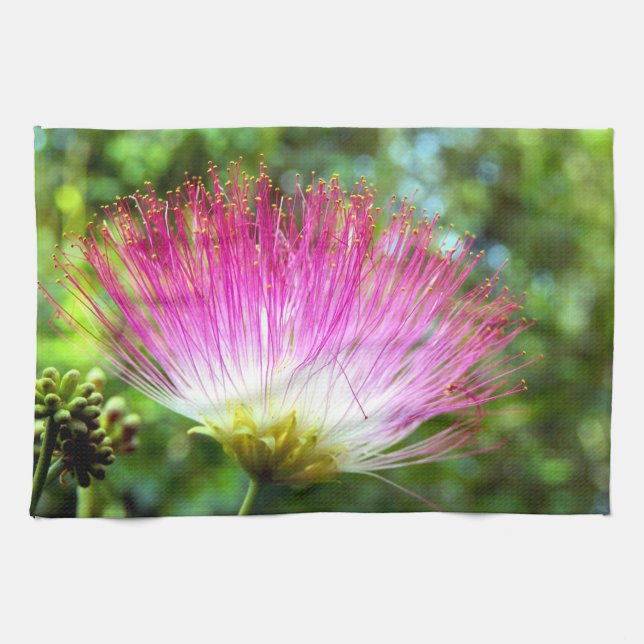 Persische Seidenbaum-Blume Teetücher Handtuch (Horizontal)