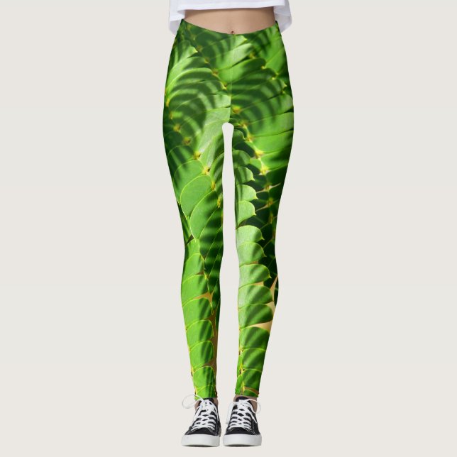 Persische Seidenbaum Verlasse Leggings (Vorderseite)