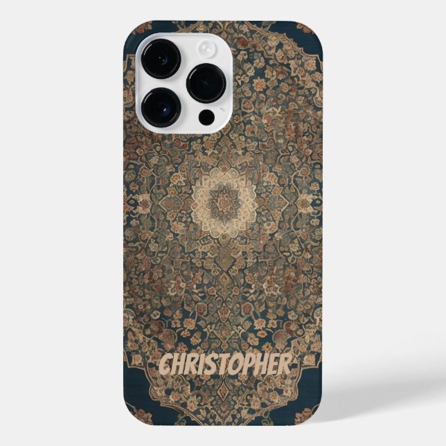 Persische Teppichdecke iPhone 14 Pro Max Hülle (Rückseite)