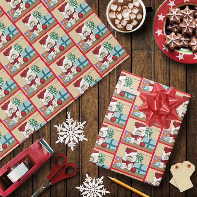 Persische Weihnachtskatze Geschenkpapier (Von Creator hochgeladen)