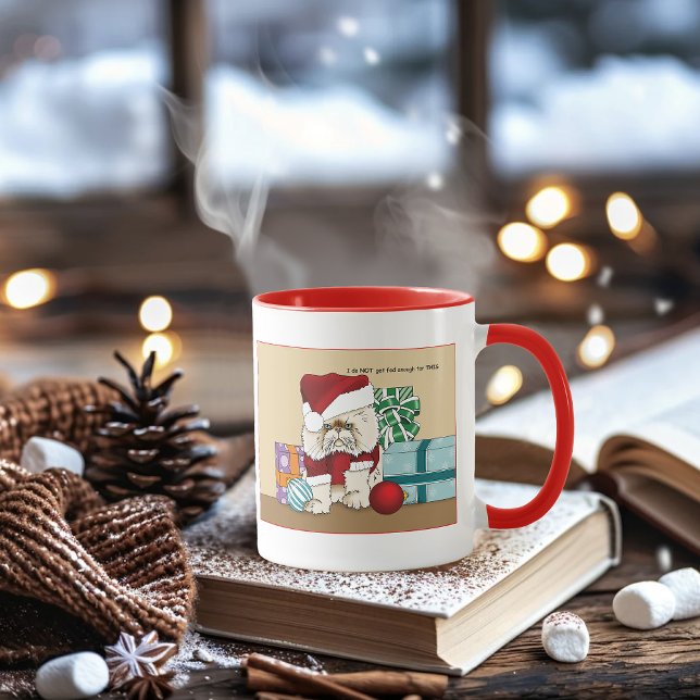 Persische Weihnachtskatze Tasse (Von Creator hochgeladen)