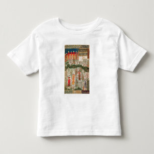 Persischer Garten, 15. Jahrhundert (w/c auf Kleinkind T-shirt