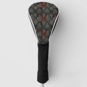 Persischer Gold Damask Noir Muster (2) Golf Headcover
