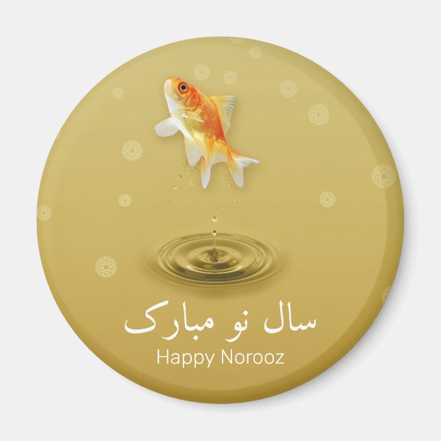 Persischer Happy New Year Norooz Fish Magnet (Vorne)