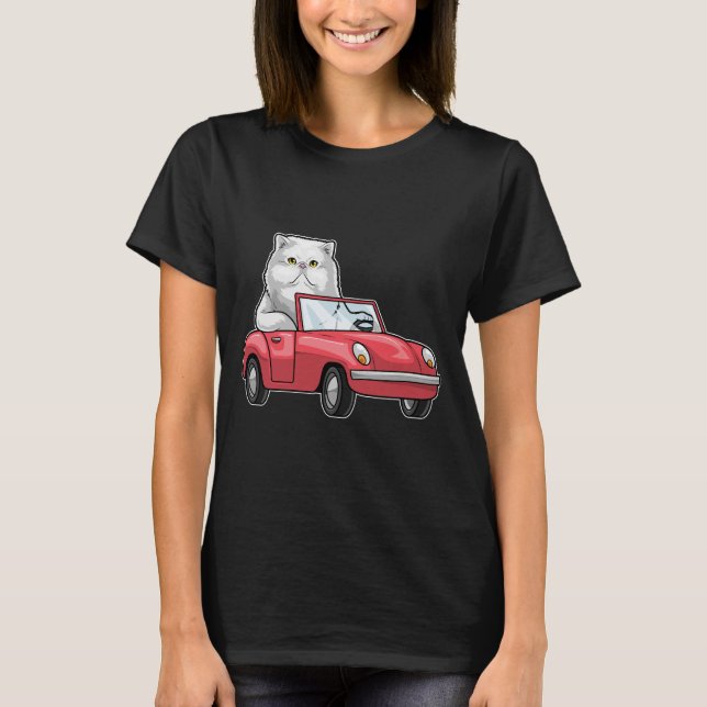 Persischer Katzenwagen T-Shirt (Vorderseite)