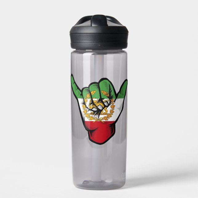Persischer Löwe Schaka Hand Trinkflasche (Vorderseite)