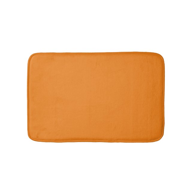 Persischer Orange, Sand Brown, Tan, Badematte (Vorderseite)